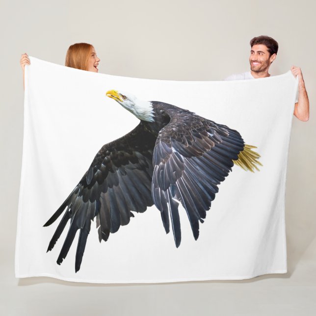 BALD EAGLE FLEECE BLANKET (In Situ)
