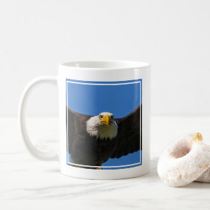 Bald Eagle Flyby Up Close Coffee Mug