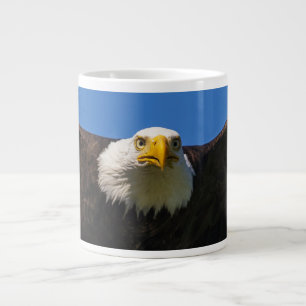 Bald Eagle Flyby Up Close Large Coffee Mug