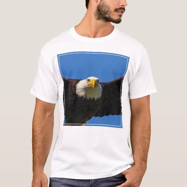 Bald Eagle Flyby Up Close T-Shirt (Front)