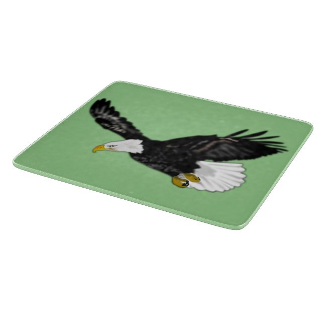 Bald Eagle Flying - Choose Your Colours Cutting Board (Corner)