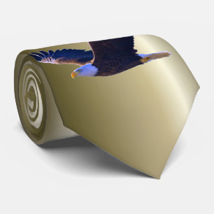 Bald Eagle Flying Tie