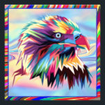 Bald Eagle Geometric Prismatic Design-80590 Photo Print<br><div class="desc">Bald Eagle Geometric Prismatic Design-80590</div>