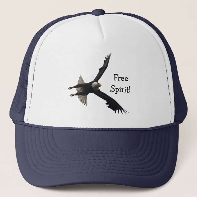 Bald Eagle Gifts Trucker Hat (Front)