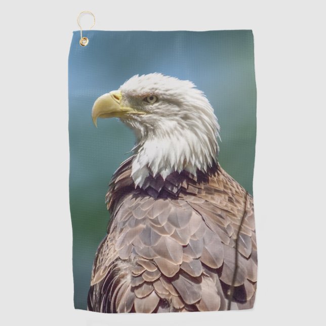 Bald Eagle Golf Towel (Front)