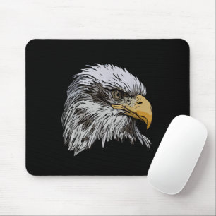 Bald Eagle Graphic American National Symbol Animal Mouse Mat