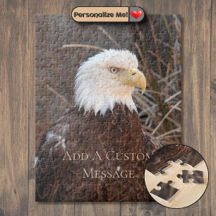Bald Eagle Grass Jigsaw Puzzle