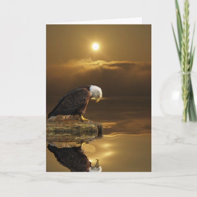Bald Eagle GRATITUDE Series Thank You Card (Front)