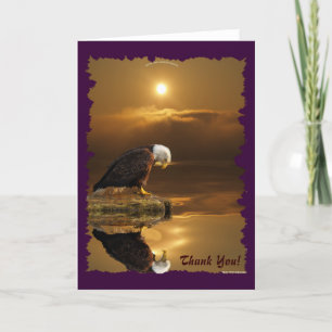 Bald Eagle Gratitude Wildlife Thank You Card