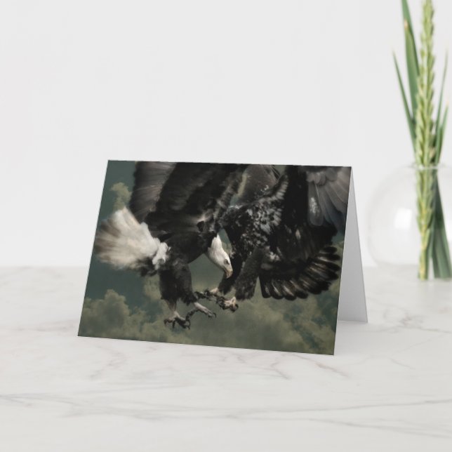 Bald Eagle Greeting Card (Front)