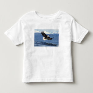 bald eagle, Haliaeetus leuccocephalus, in flight Toddler T-Shirt