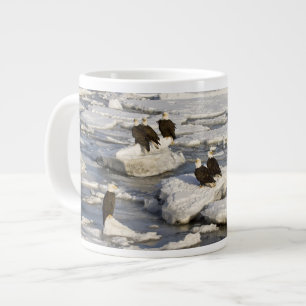 Bald Eagle, Haliaeetus leucocephalus, Homer, 2 Large Coffee Mug