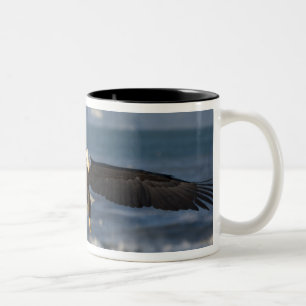 Bald Eagle, Haliaeetus leucocephalus, Homer, 3 Two-Tone Coffee Mug