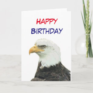 'Bald Eagle' Happy Birthday Card