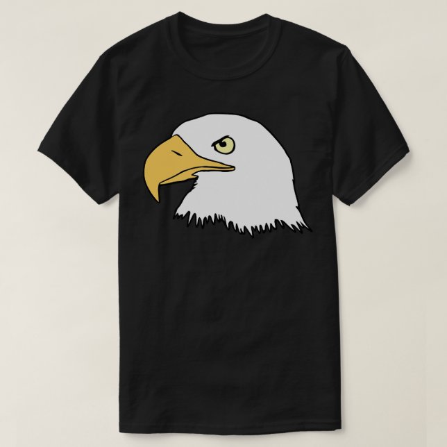Bald Eagle Head 1 T-Shirt (Design Front)