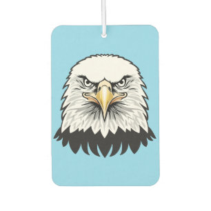 Bald eagle head car air freshener