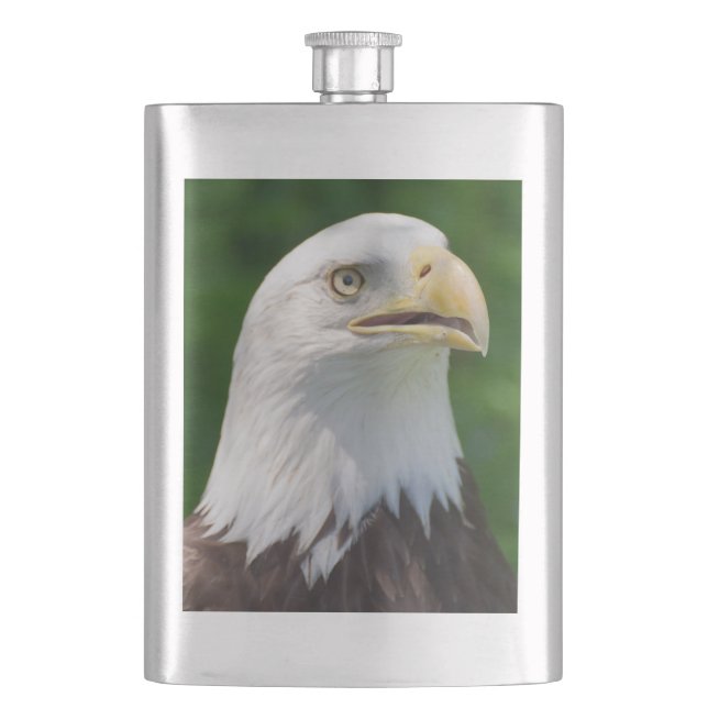 Bald Eagle Hip Flask (Front)