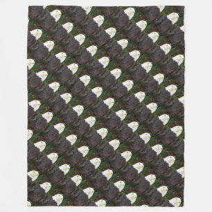 bald eagle honour troops USA American patriotic ar Fleece Blanket