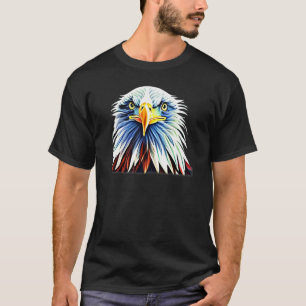 Bald Eagle imprint american bird animal graphic mo T-Shirt