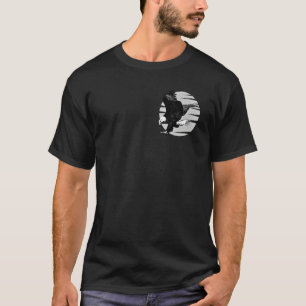Bald Eagle imprint american bird animal head motif T-Shirt