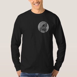 Bald Eagle imprint american bird animal head motif T-Shirt
