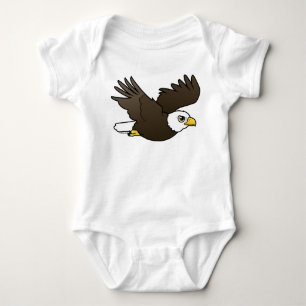 Bald Eagle in flight Baby Bodysuit