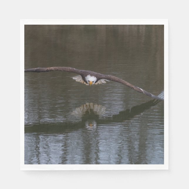 Bald Eagle in Flight Napkin (Front)