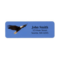 Bald Eagle in Flight Return Address