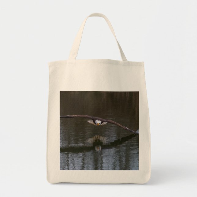 Bald Eagle in Flight Tote Bag (Front)