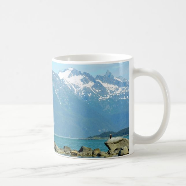 Bald Eagle in Skagway Alaska Coffee Mug (Right)