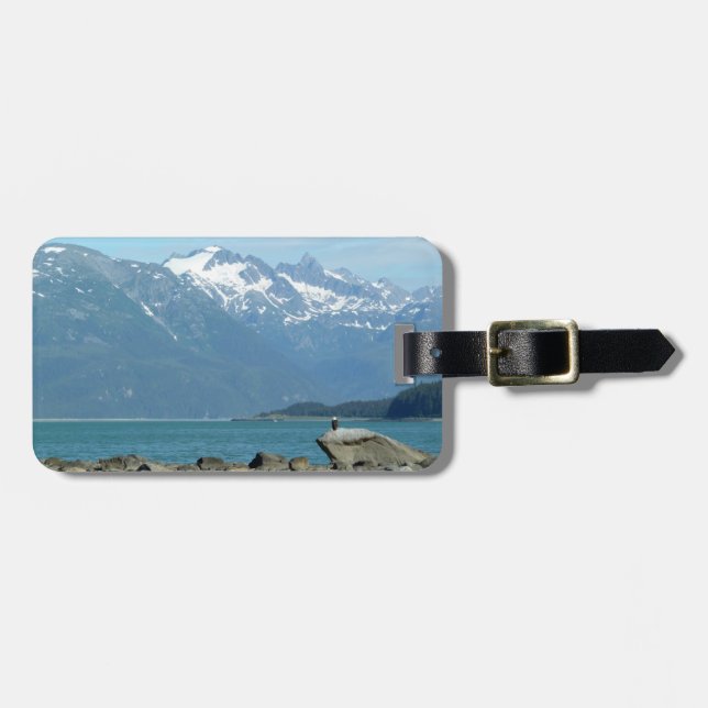 Bald Eagle in Skagway Alaska Luggage Tag (Front Horizontal)