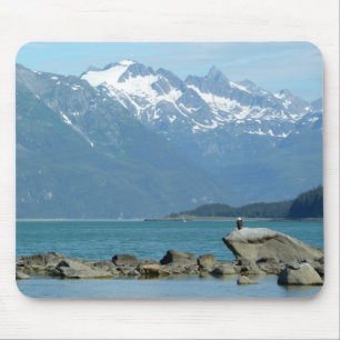 Bald Eagle in Skagway Alaska Mouse Mat