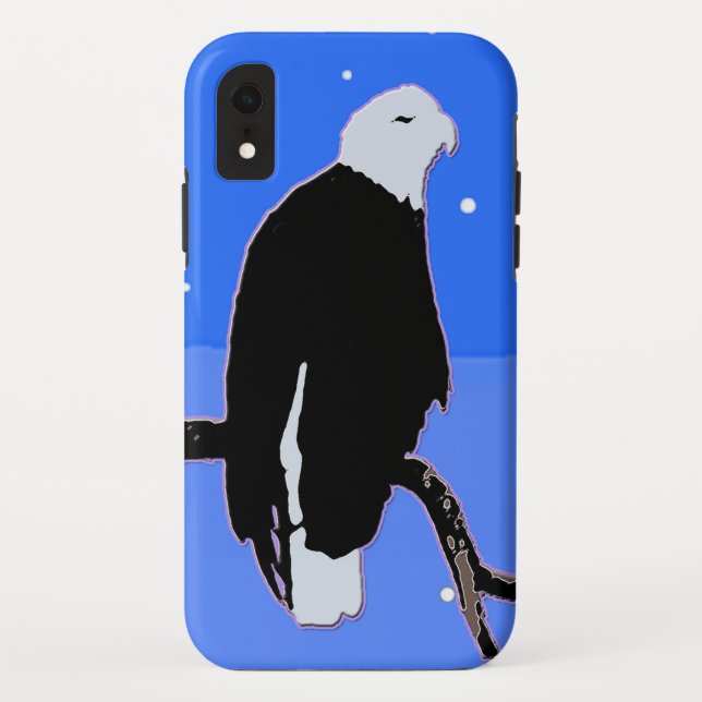 Bald Eagle in Winter  - Original Wildlife Art Case-Mate iPhone Case (Back)