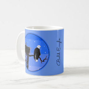 Bald Eagle in Winter - Original Wildlife Art Coffee Mug