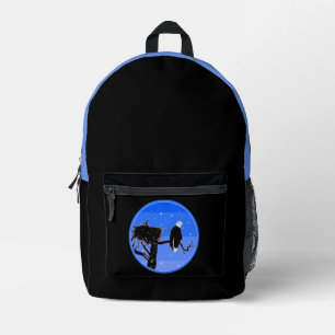 Bald Eagle in Winter - Original Wildlife Art Printed Backpack