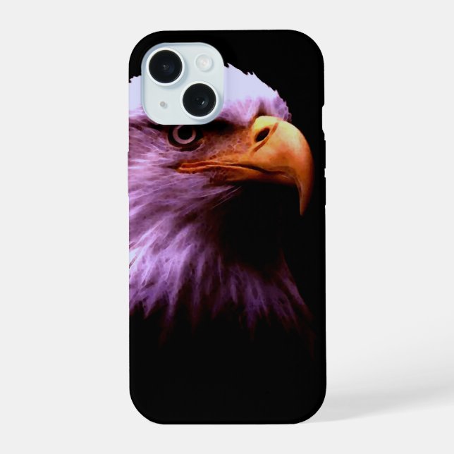 Bald Eagle iPhone 15 Case (Back)
