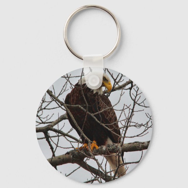 Bald Eagle Key Ring (Front)