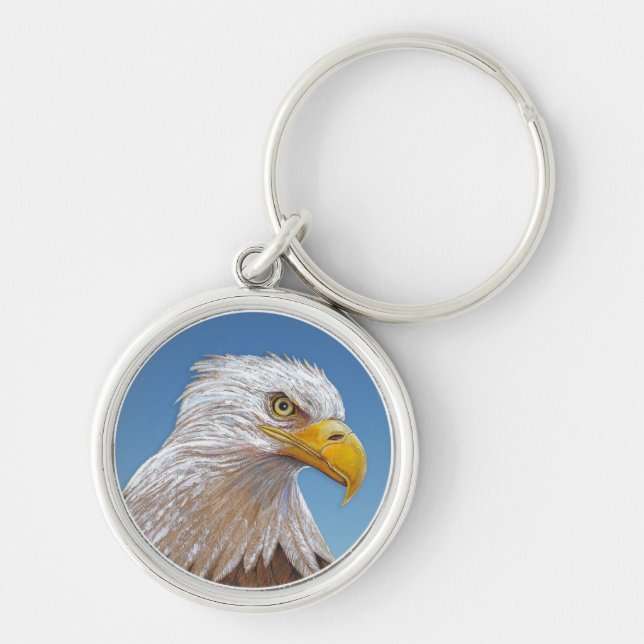Bald Eagle Key Ring (Front)
