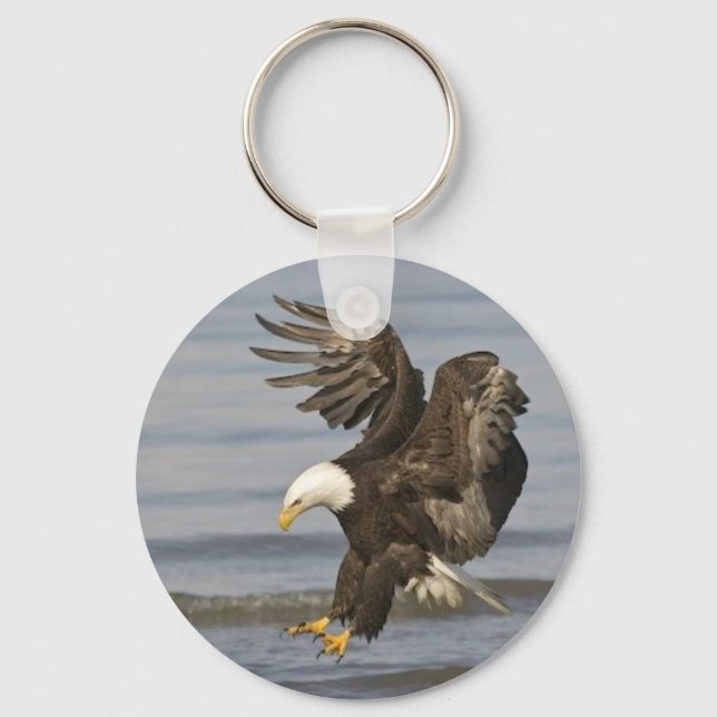 bald eagle key ring (Front)