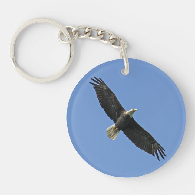 Bald Eagle Key Ring (Front)
