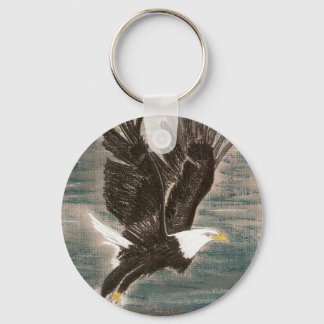 BALD EAGLE KEY RING
