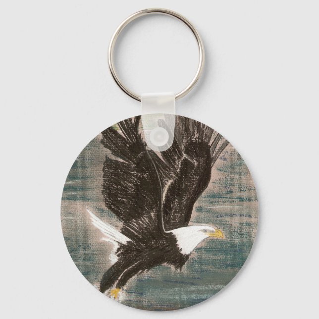BALD EAGLE KEY RING (Front)