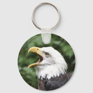 Bald eagle key ring