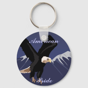 Bald Eagle Keychain