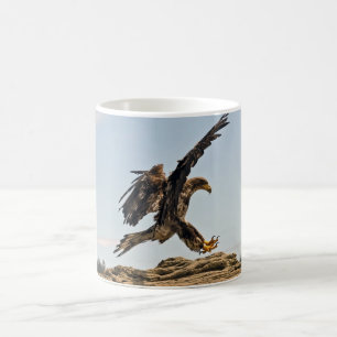 Bald Eagle Landing Coffee Mug