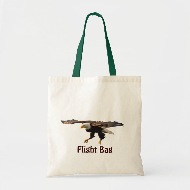 BALD EAGLE Landing Flight Tote Bag (Front)