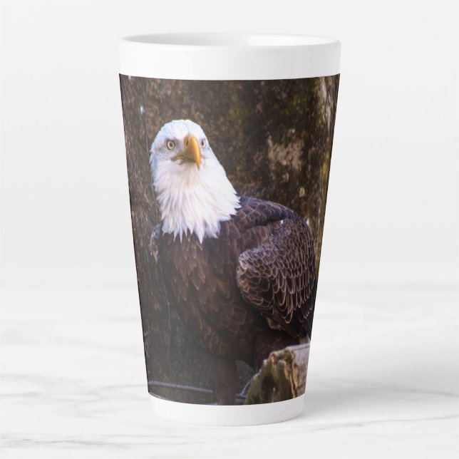 Bald Eagle Latte Mug (Front)