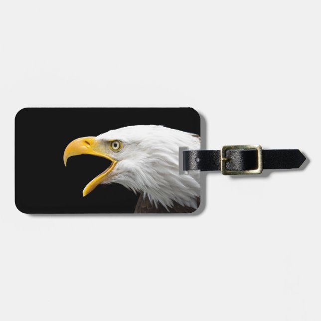 Bald Eagle Luggage Tag (Front Horizontal)