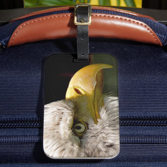 BALD EAGLE LUGGAGE TAG (Front Insitu 2)