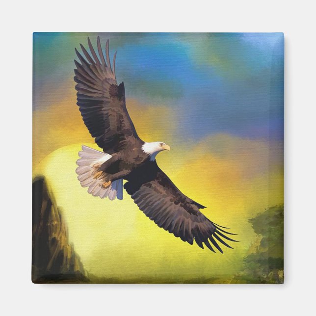 Bald Eagle Magnet (Front)